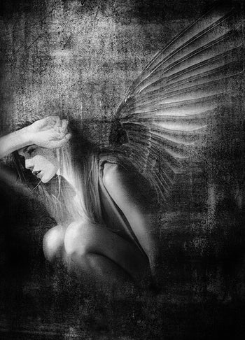 Canvastavla - Angel in the Shadows