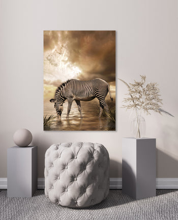 Ljuddämpande tavla - Zebra