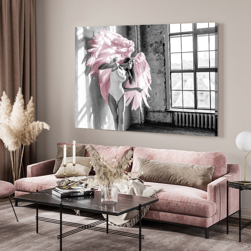 Ljuddämpande tavla - Heavenly Pink