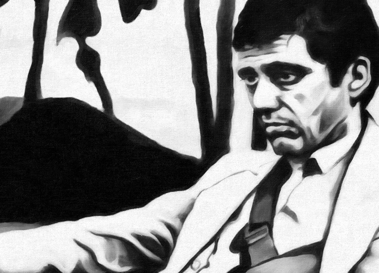 Ljuddämpande tavla - Scarface Tavla