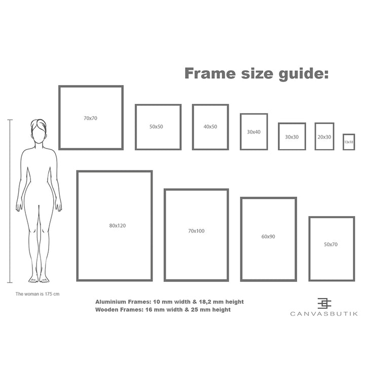 Träram Ek 40 x 50cm