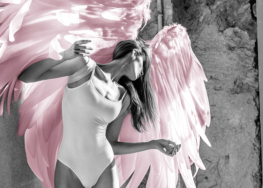 Canvastavla - Heavenly Pink (70x100)