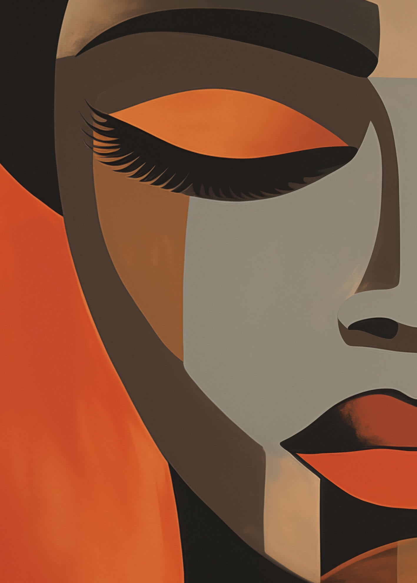Canvastavla - Harmonic Portrait (45x60)