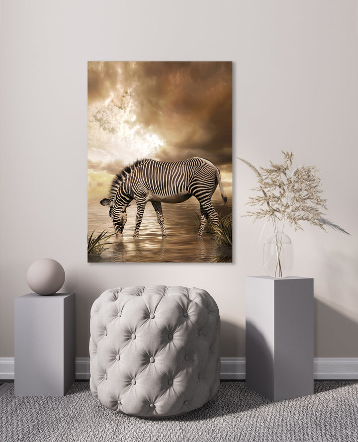 Canvastavla - Zebra (70x100)