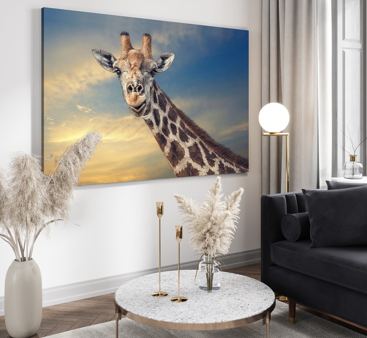Canvastavla - Giraffe (80x120)