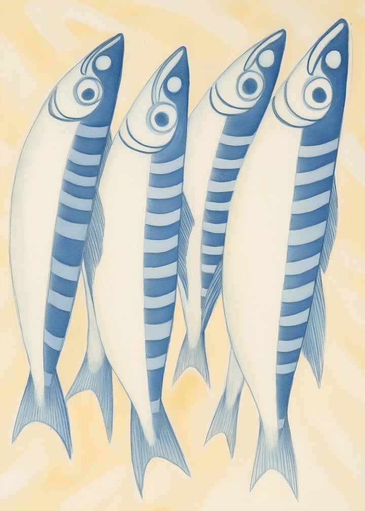 Ljuddämpande tavla - Sardine Parade