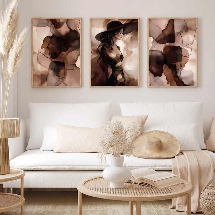 Poster - Brown Layers