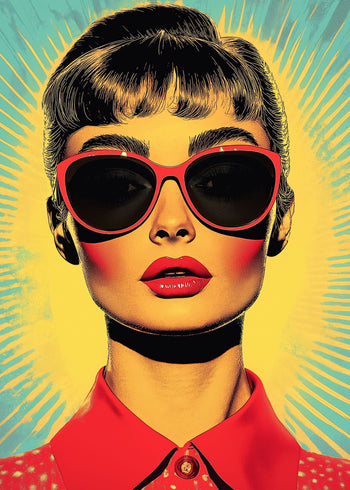 Canvastavla - Pop Art Audrey